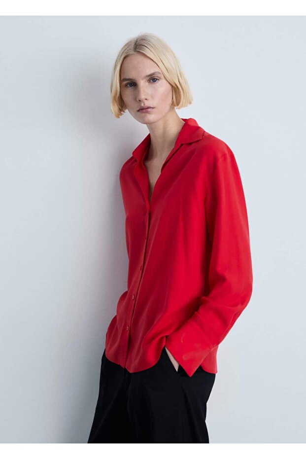 Lyocell akışkan gömlek - 1