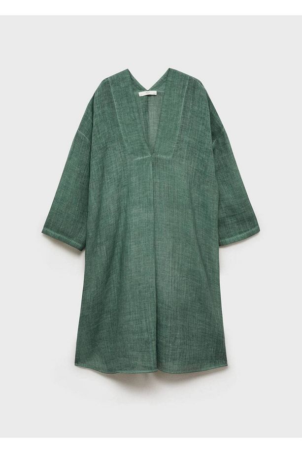 Overdyed Tasarım Ramie Kaftan - 3