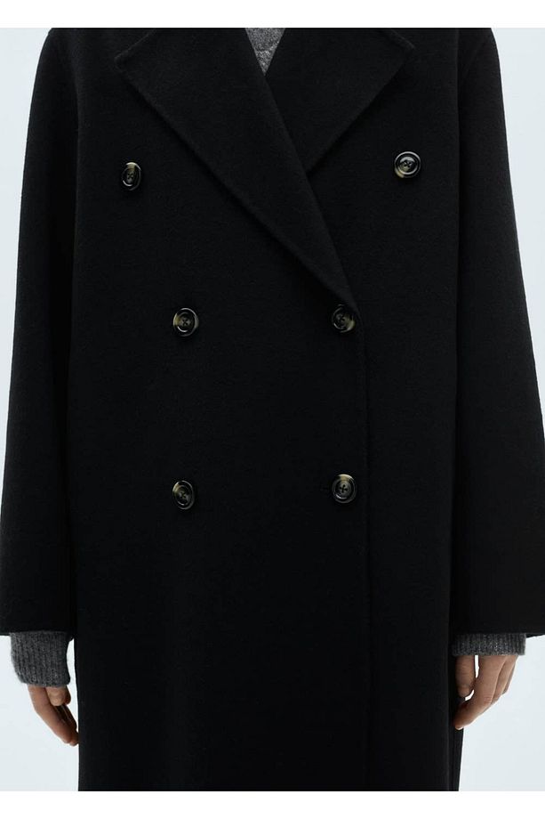 El yapımı oversize yün palto - 6