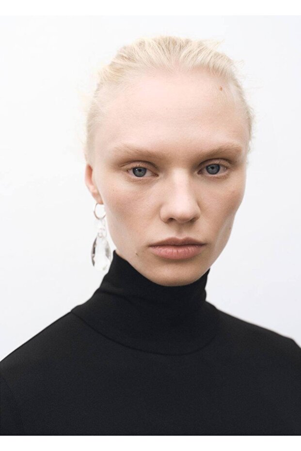 Kloş ponte elbise - 8