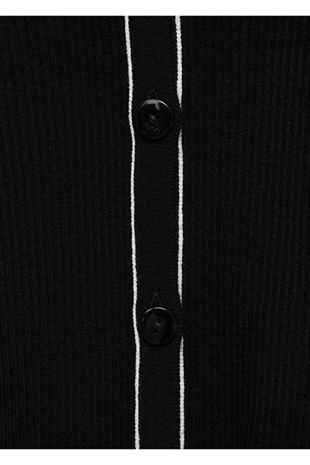 V yaka triko hırka - 7