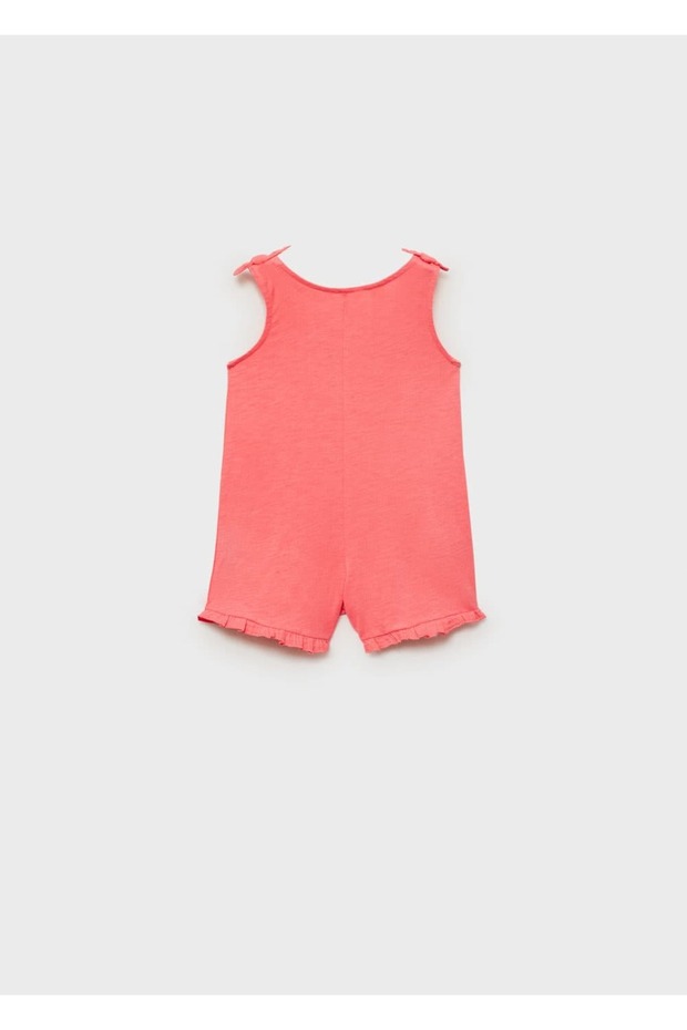 Kurzer Overall mit Bindebändern - 2