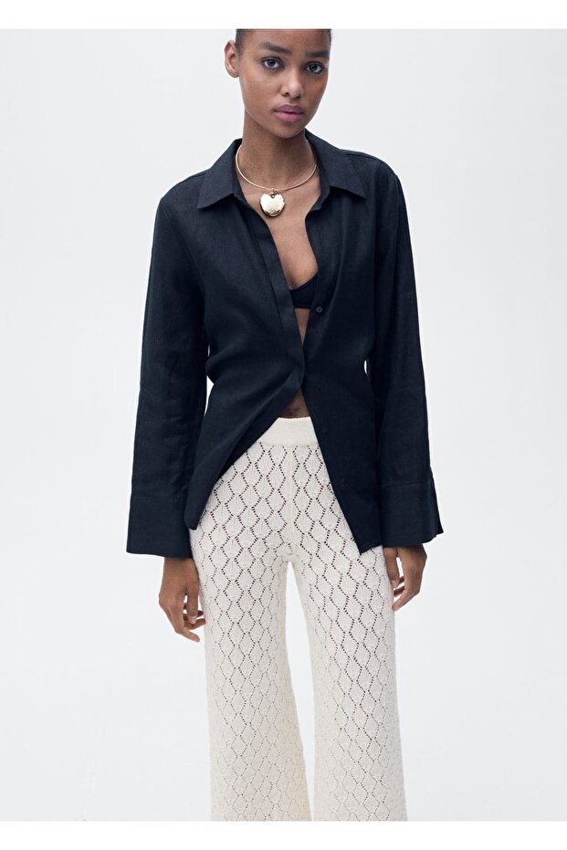 Gerade geschnittene Hose - 6