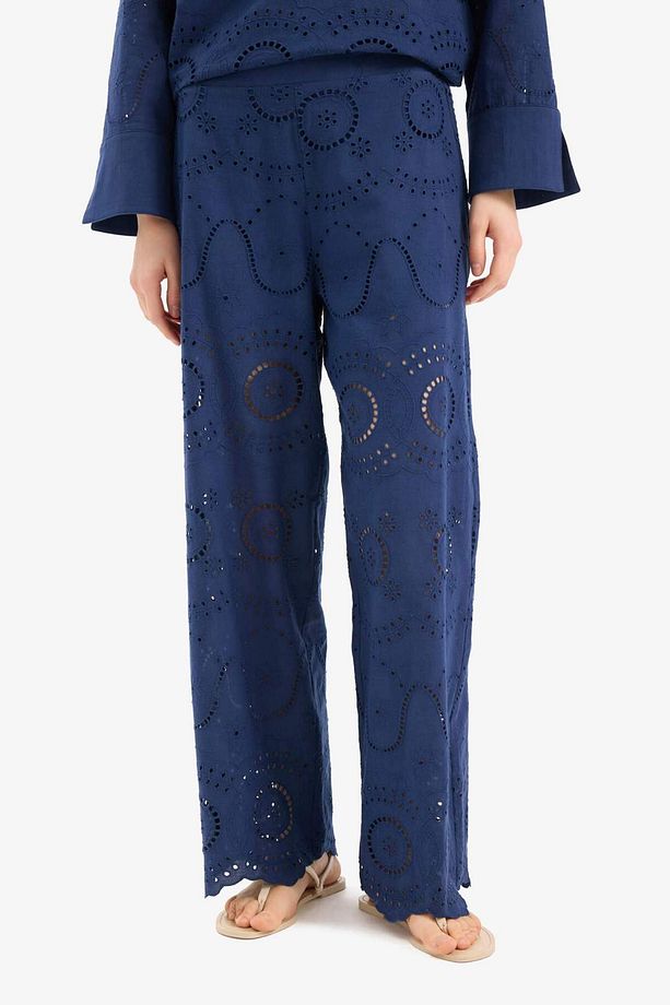 Regular Fit Brode Plaj Pantolonu-fall In Love E4711ax25sm - 4