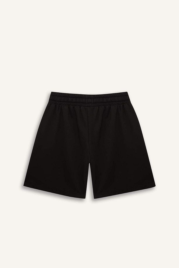 Kız Çocuk Relax Fit Beli Lastikli Basic Düz Şort D9058A825HS - 3
