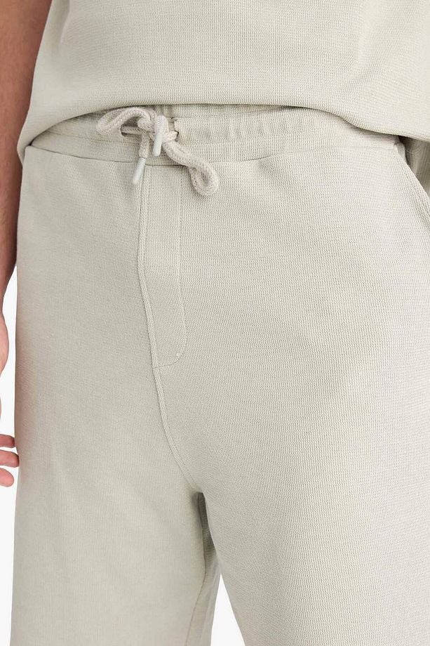 Regular Fit Dokulu Beli Bağcıklı Şort E2588ax25sm - 5