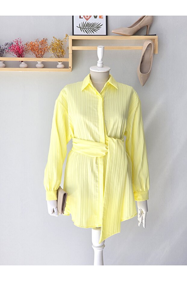 Self Belted Shirt