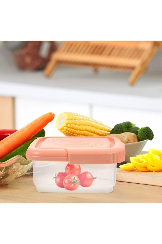 Mini Plastic Cheese Holder with Cover, 3pcs Cheese Slice Crisper Nut Butters Containers, Butter Cheese Cases Fridge Mini Storage, PP Food Box, Pink