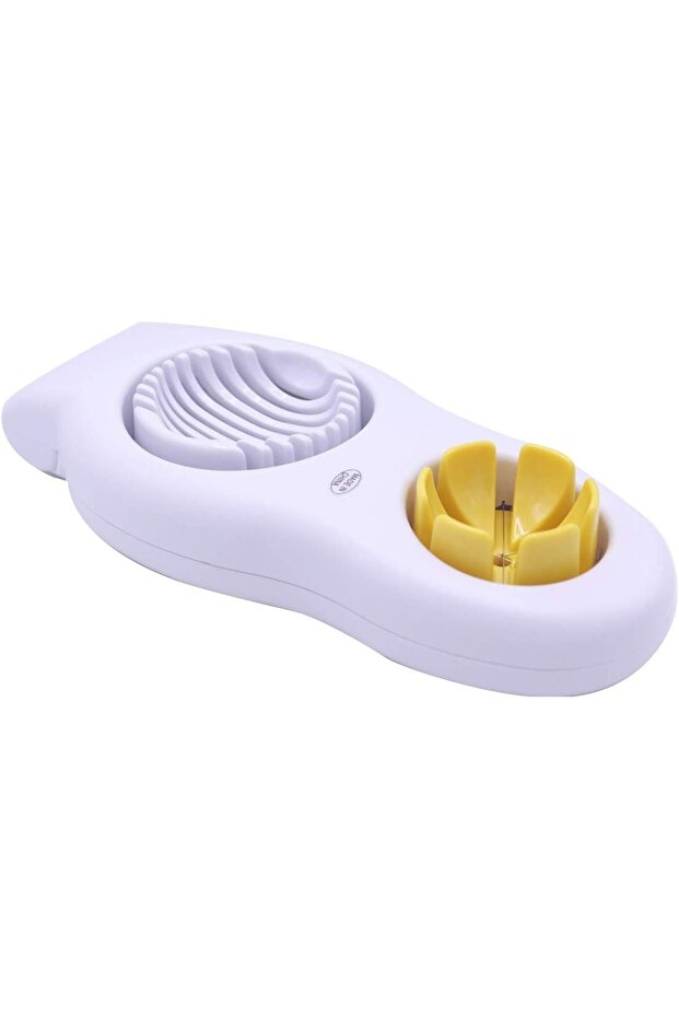 Bin Shihoun-AboMar Manual Plastic Egg Slicer - White