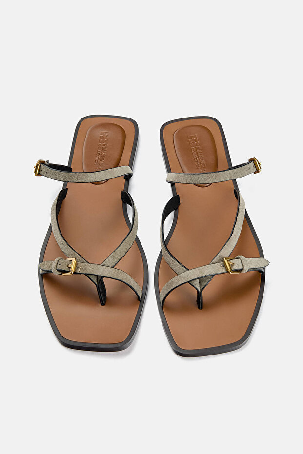 Strappt flat sandals - 3