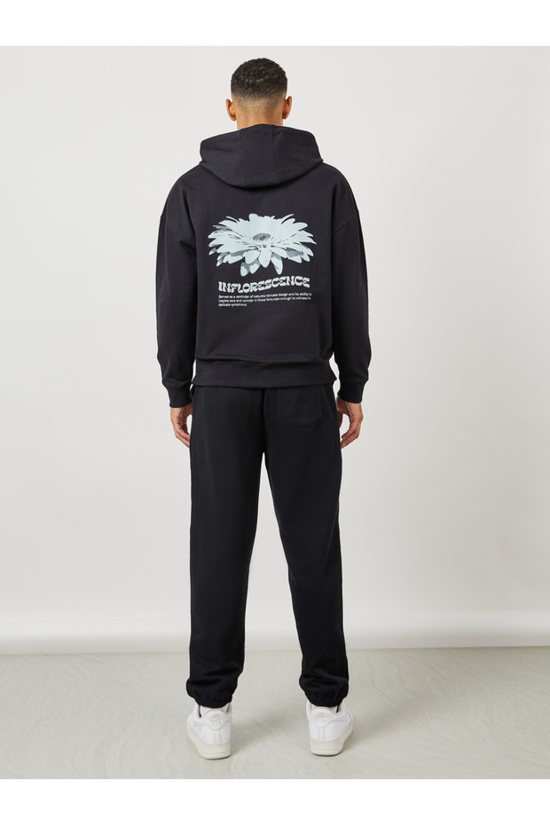 Patch Detail Oversized Interlock Joggers - 4