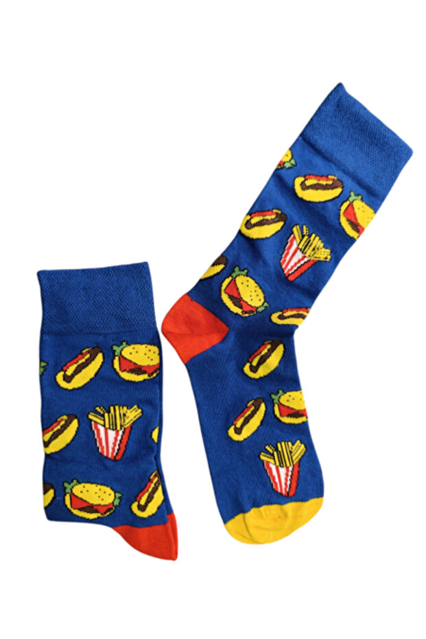 جوارب بتصميم سجق همبرغر - 2