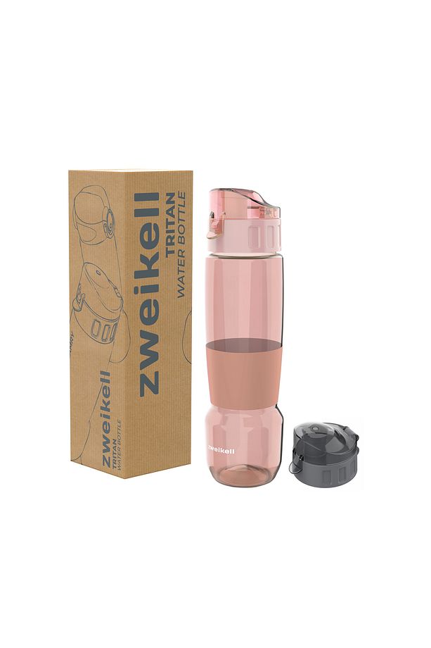 Pivot Switch Hot Pink Bpa Içermez 650 ml Tritan Kırılmaz Suluk - Su Matarası - Yedek Kapak - 3