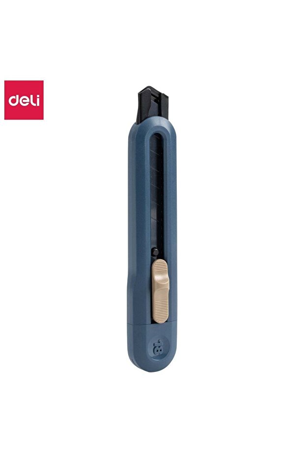 Nusign Ens062 Heavy-duty Snap-off Cutter With Sk5 Blade & Breakaway Cover - Blue