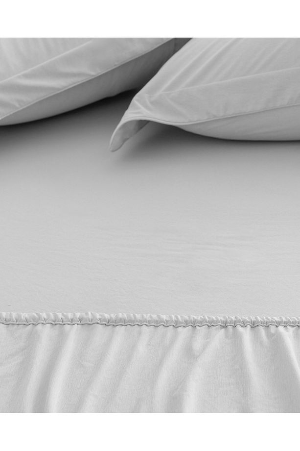 İlus Bambu Çift Kişilik Comforter Set - Gri - 7