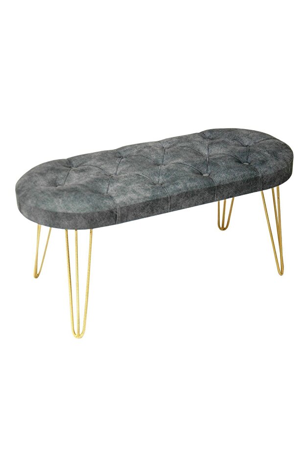 Louca Bench, Gri Gold - 3