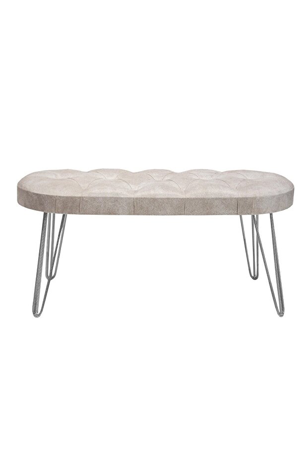Louca Bench, Kırık Beyaz Silver - 4