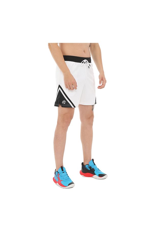 A1384470-100-100 Under Armour Curry Mesh Short 4 Erkek Şort Ve Kapri Beyaz - 2