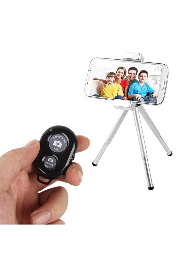 Macvi® selfie remote control compatible with iOS and Android, Bluetooth 4.0, dimensions 5cm x 2cm x 1cm - 1