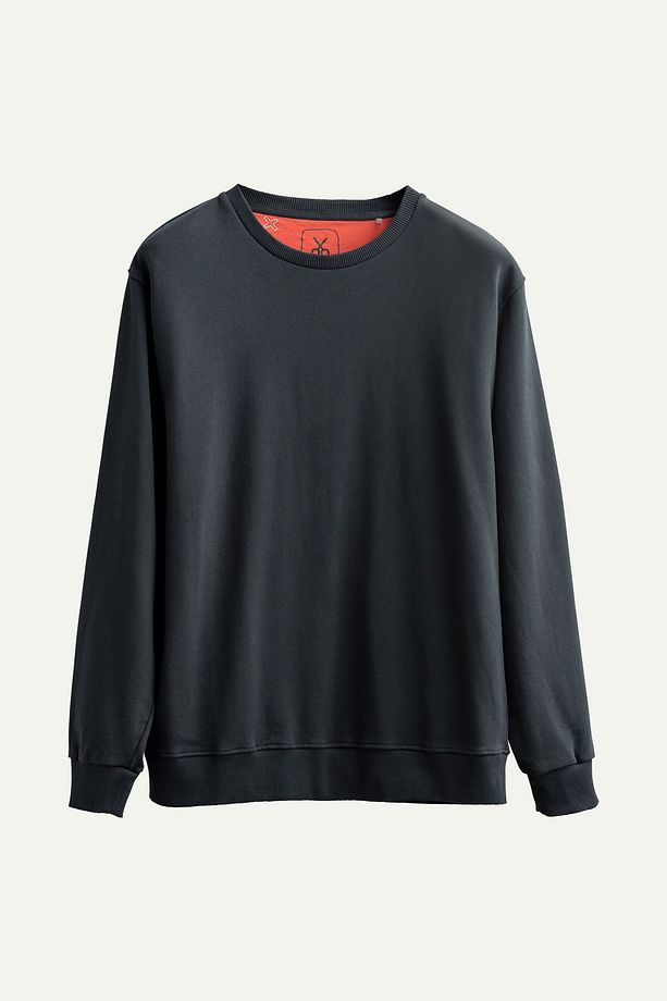 Unisex Basic Regular Sweatshirt - Ruga - Raven - 1