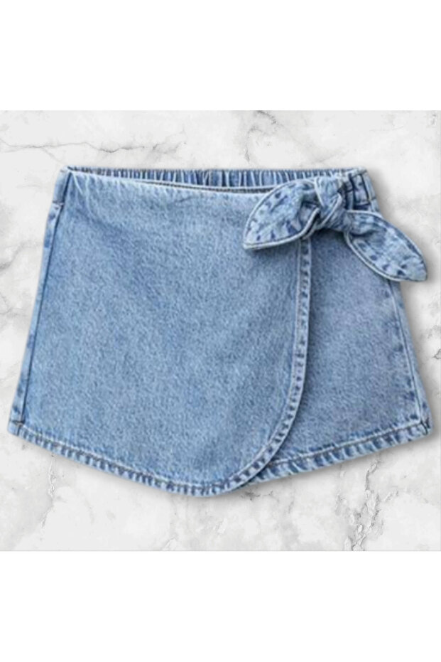 DENİM şort etek - 3