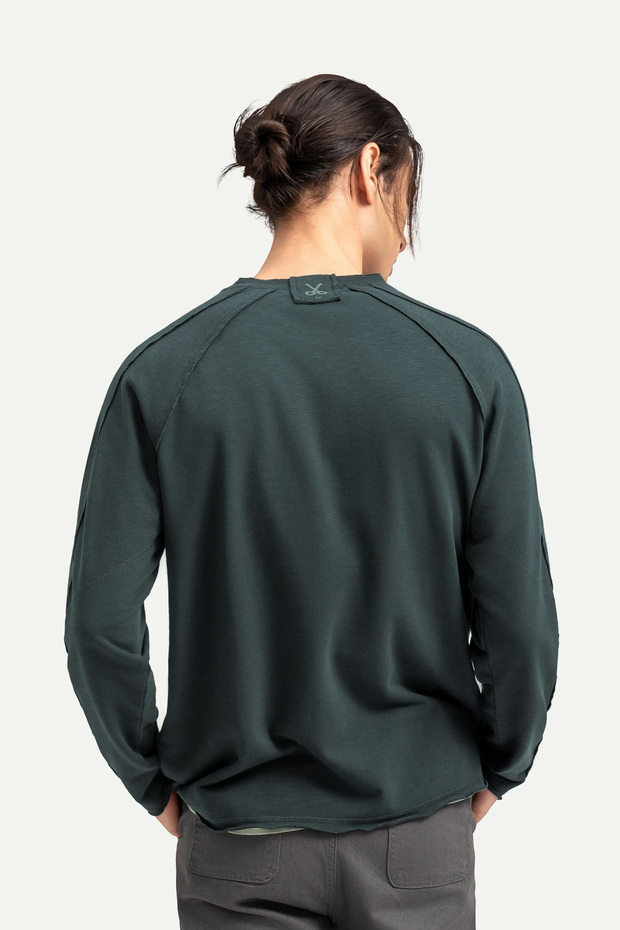 Erkek Basic Çift Taraflı Sweatshirt - Lyuga - Raven - 4