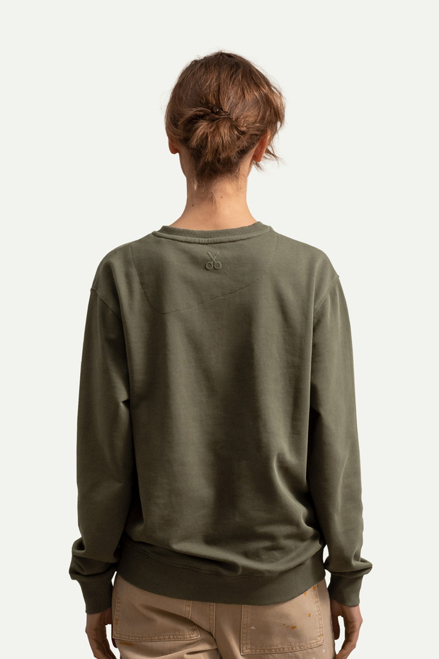 Erkek Basic Regular Sweatshirt - Ruga - Jungle - 6