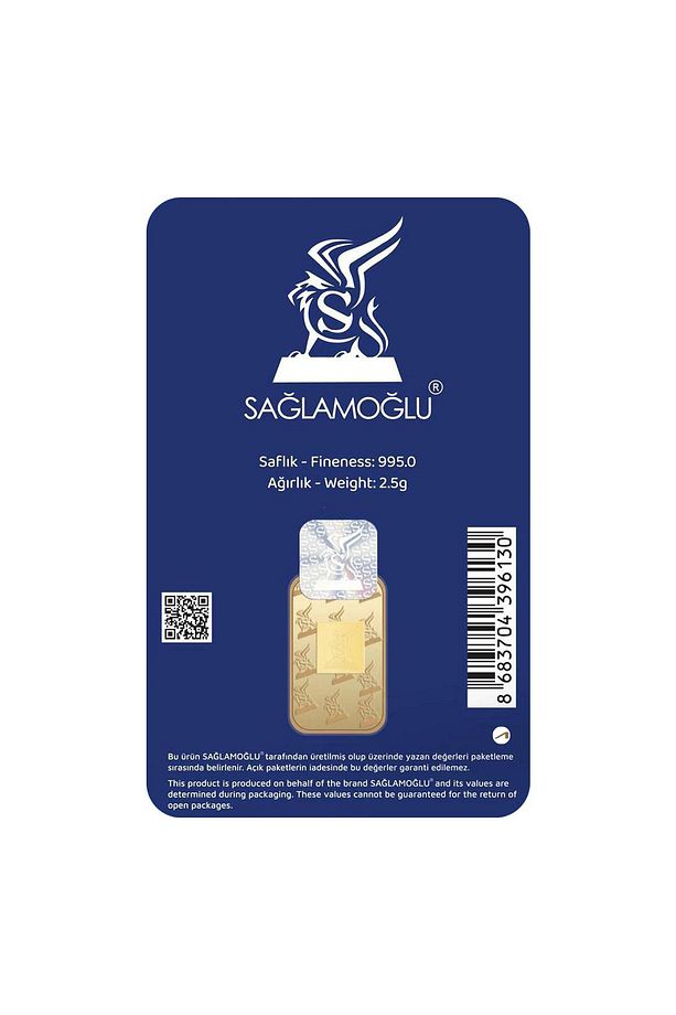 2.5 gr 24 Ayar Sağlamoğlu Gram Altın - 2