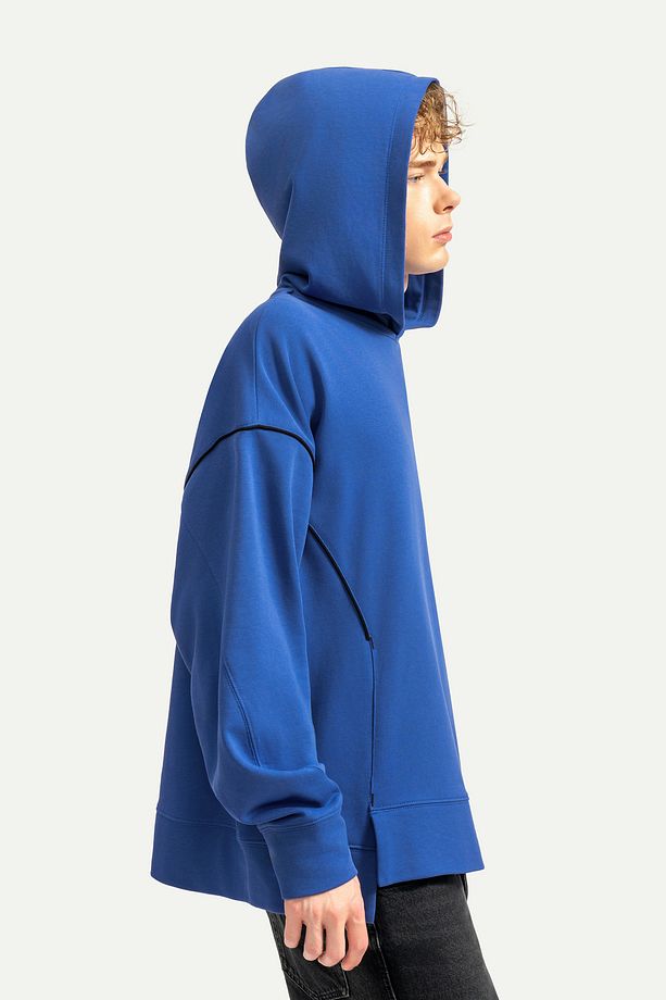 Unisex Basic Relax / Oversize Hoodie Sweatshirt - Hugraf - Comet - 4