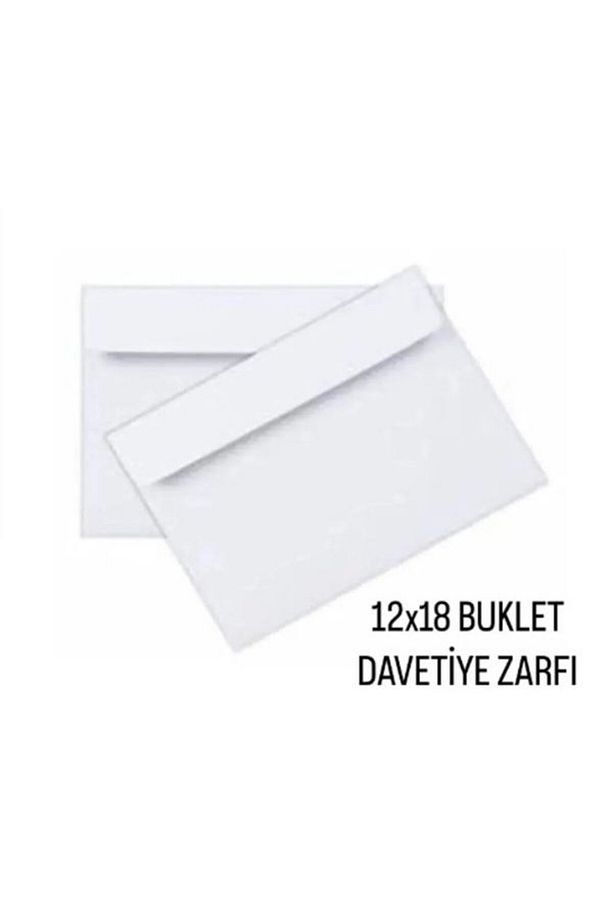 Zarf, para zarfı, takı zarfı , davetiye zarfı, 12X18 cm 1000 ADET 1. Hamur / 70 Gr. beyaz - 7
