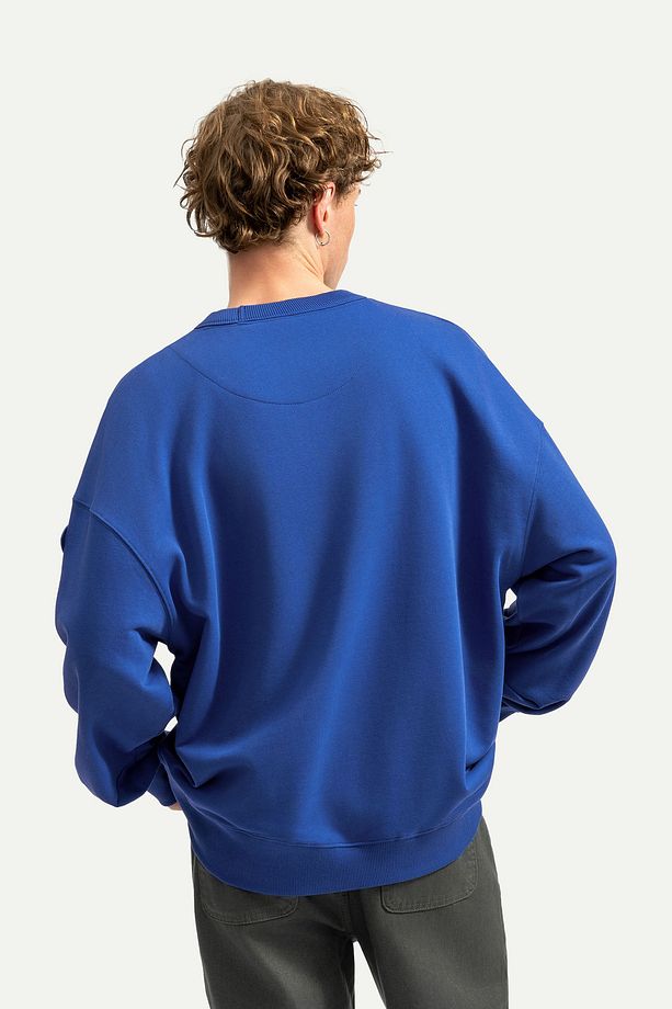 Unisex Basic Relax / Oversize Sweatshirt - Ruden - Comet - 5