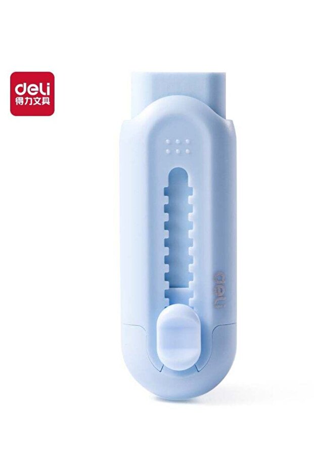 VP400 Self-Cleaning Retractable Eraser with Replaceable Core - Curved Grip for Kids (77mm) - Bl