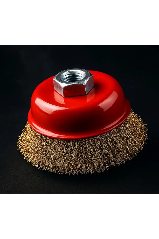 Saçaklı Çanak Tel Fırça 100 mm - 4