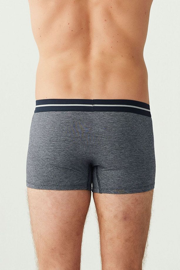 U.S. Polo Assn. Erkek Lacivert+Laci.MLJ+Laci.Flamlı 3 lü Kutulu Boxer - Çoklu Renk - BNLLY80H30L6P - 6