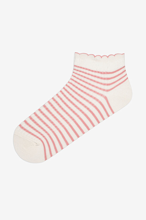 Lovely Ribbed 5li Patik Çorap - 4