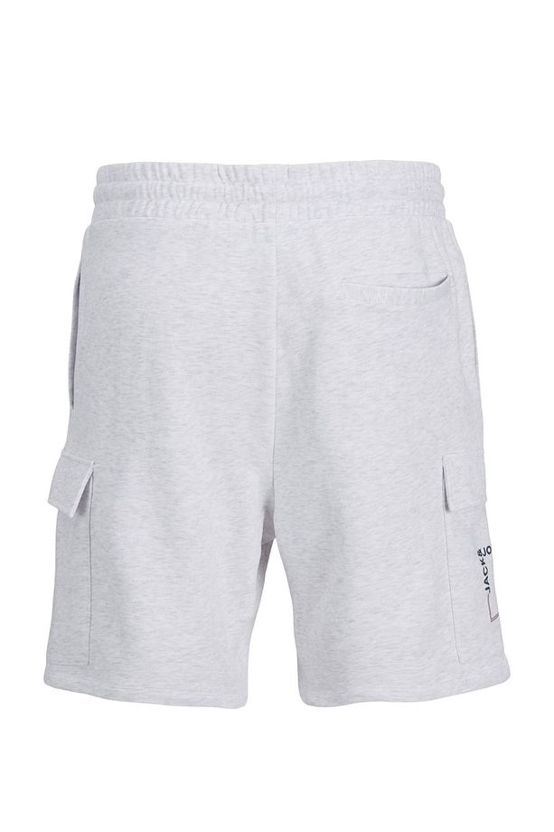 JPSTKANE SCRIPT SWEAT Gri Erkek Şort - 2