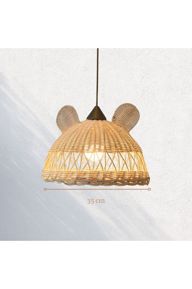 Teddy Rattan Bambu Avize - 3