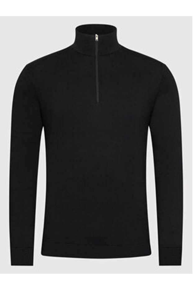 selected homme Men's Sweater 16074687 Black - 1