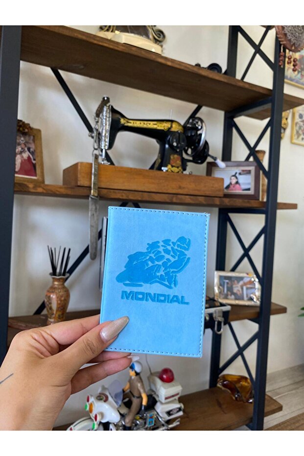 حافظة ترخيص السيارة من Efe LEATHER Mondial مخيطة وحافظة ترخيص السيارة الواقية