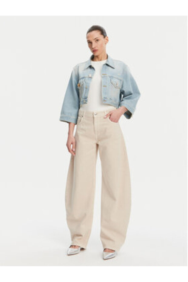 Blugi de damă DD5146 bej - 1