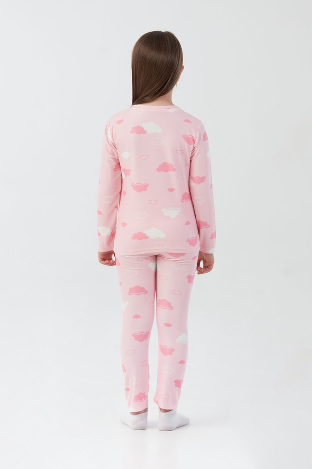 Sada dívčího pyžama se vzorem Cloud - 5