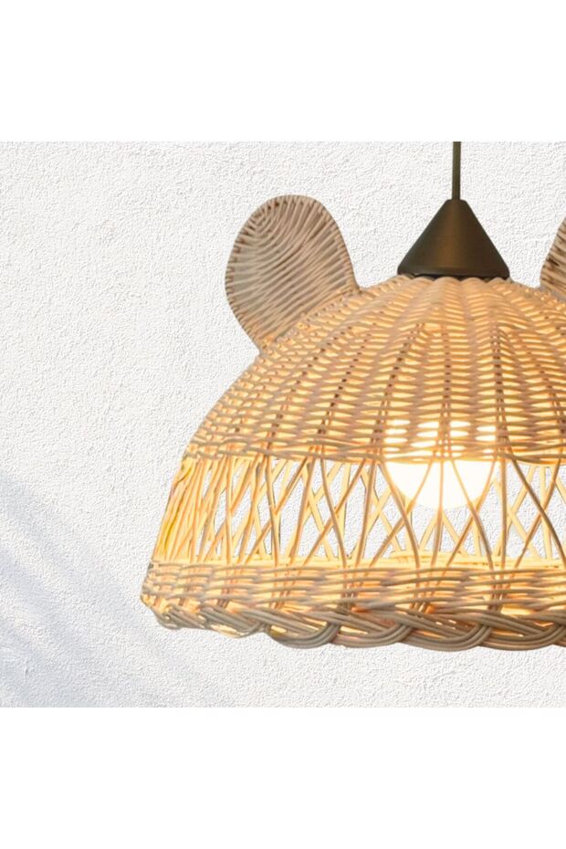 Teddy Rattan Bambu Avize - 2