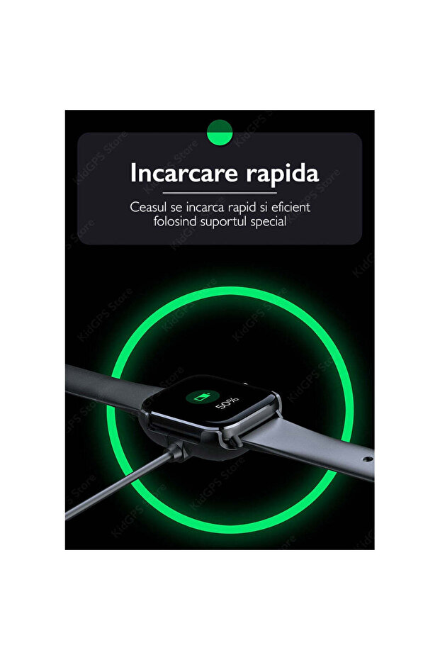 Ceas inteligent TechONE KM04, roz - 12