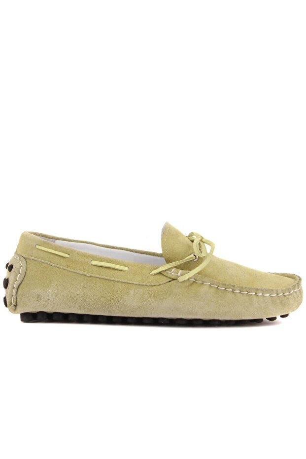 - Pistachio Green Suede Men's Loafer 101-3791-11169