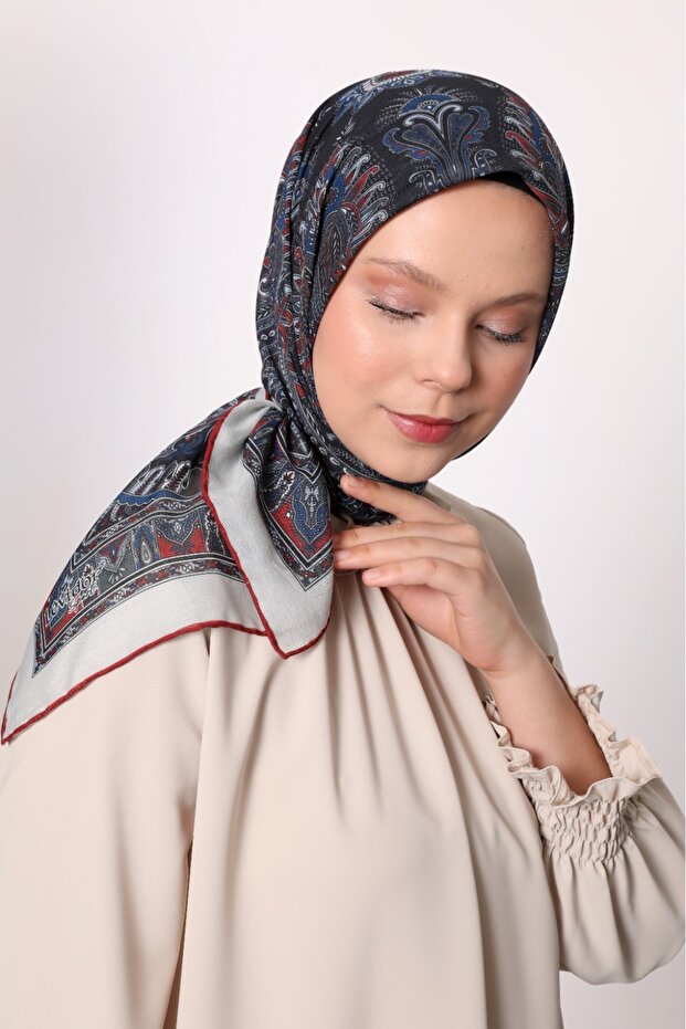 وشاح رياضي من القطن الرقيق بنمط عرقي