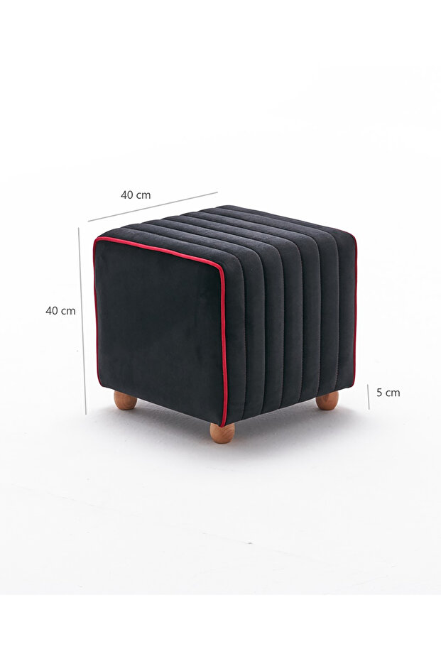 Mona Puf - Siyah - 7