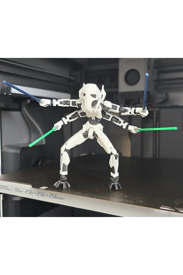 Grevious Star Wars Titan 13 Tüm Eklemleri Hareketli Dummy Aksiyon Figürü T13 Robot Figür Oyuncak - 1