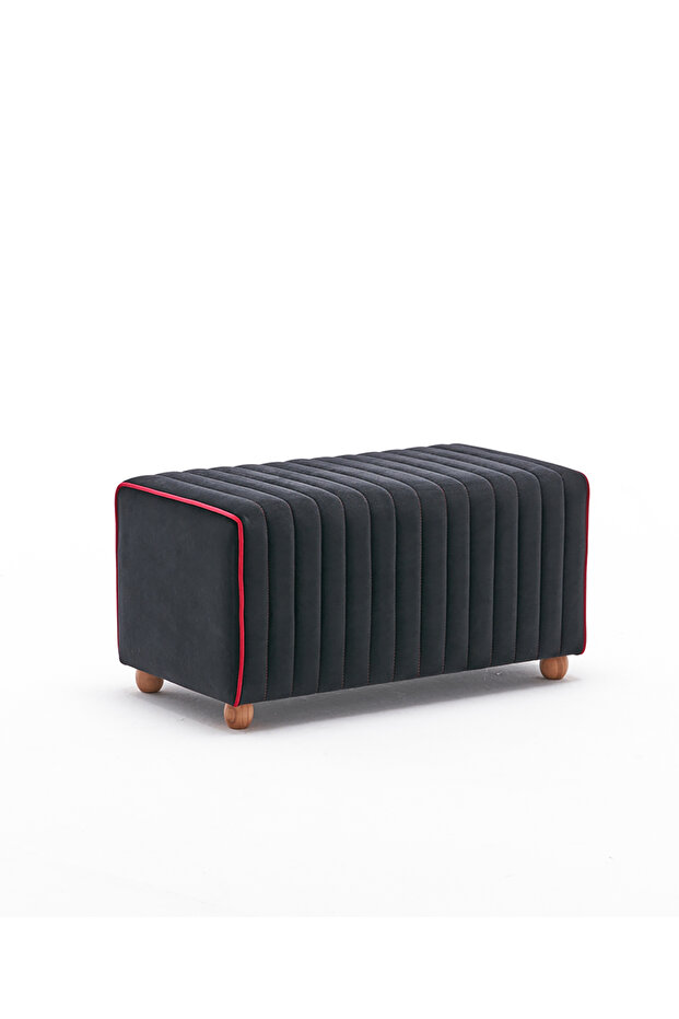 Mabel Puf - Siyah - 5