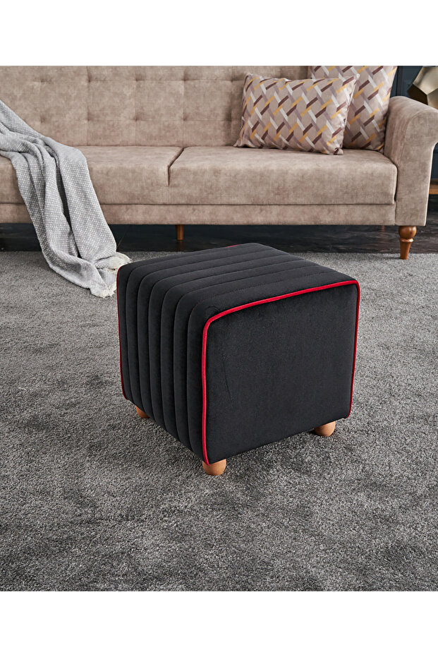 Mona Puf - Siyah - 3