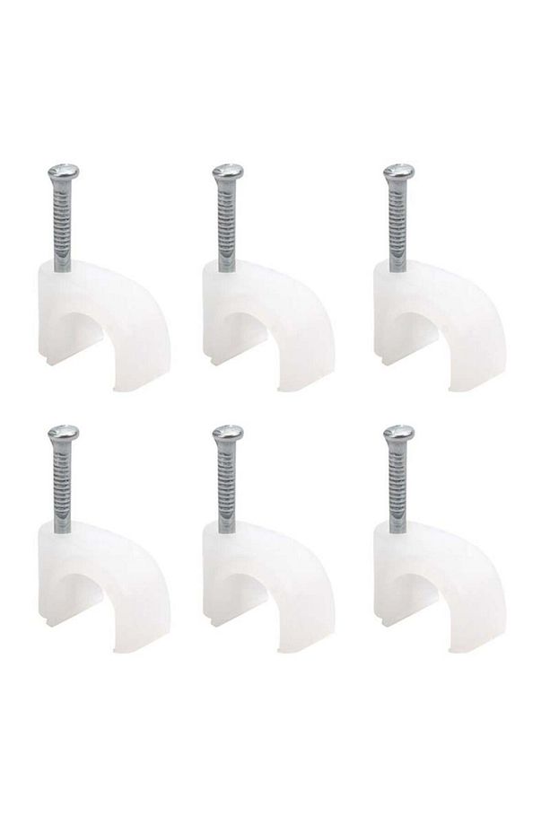 Kroşe 1 Numara Çelik Çivili 4 Mm (Kordon Kabloları İçin) 100\'lü Poşet Powermaster - 1